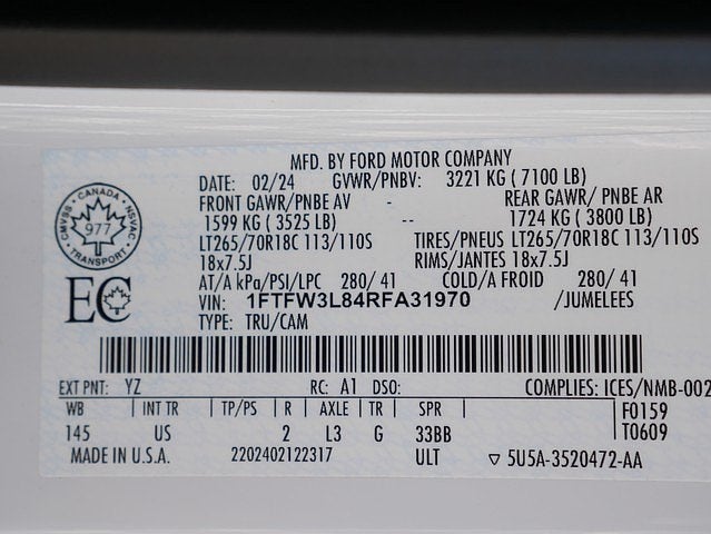 2024 Ford F-150 XLT CREW 3.5