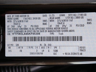 2025 Ford F-150 XLT CREW 4WD