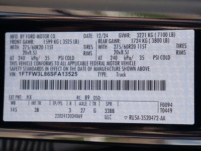 2025 Ford F-150 XLT CREW 3.5 303A