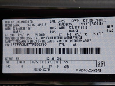 2026 Ford F-150 XLT CREW 4WD