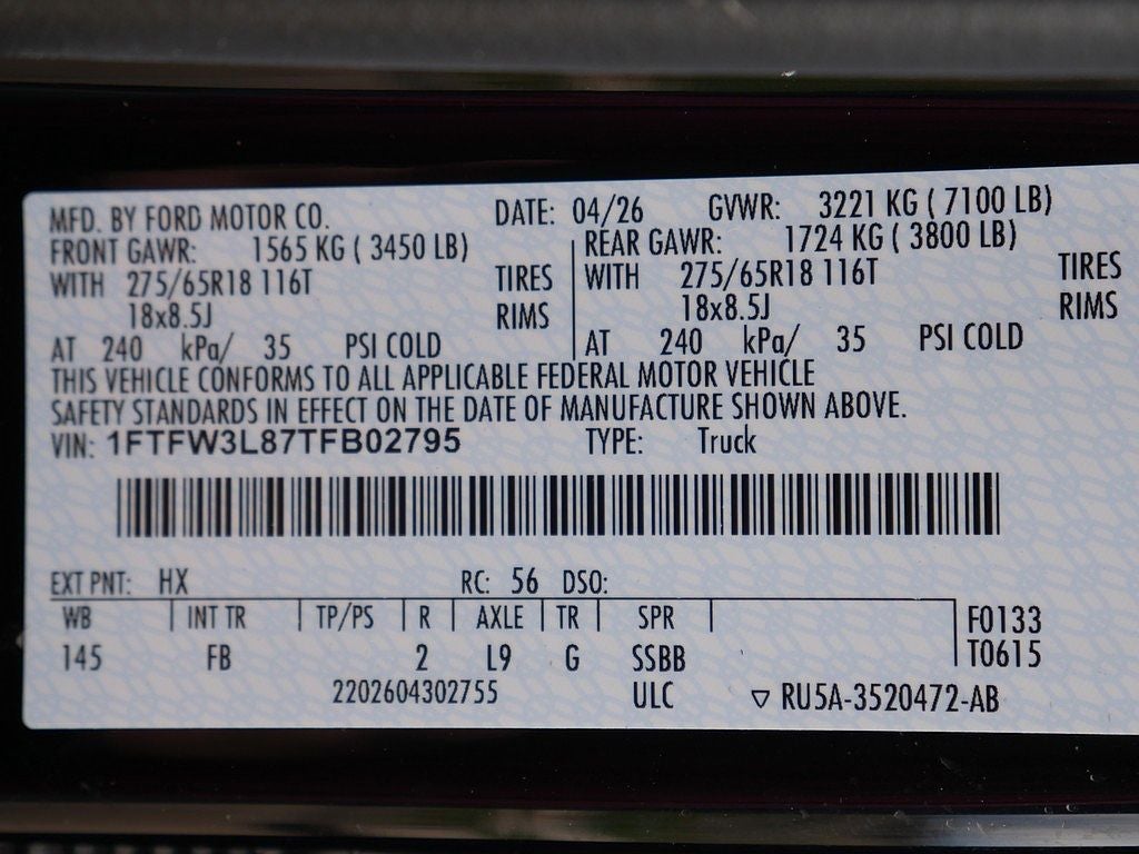 2026 Ford F-150 XLT CREW 4WD