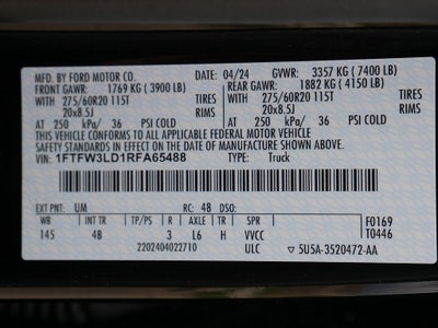 2024 Ford F-150 XLT CREW 3.5 303A