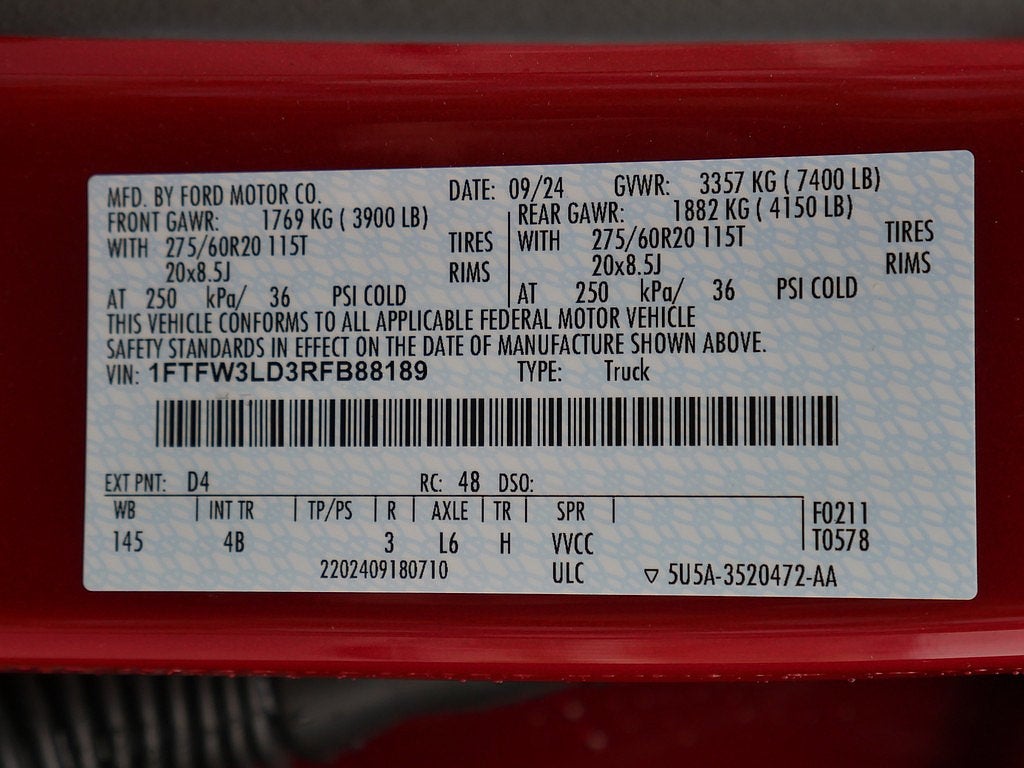 2024 Ford F-150 XLT CREW 3.5 PB 303A
