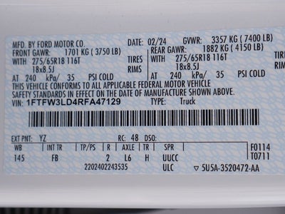 2024 Ford F-150 XLT CREW 3.5 PB