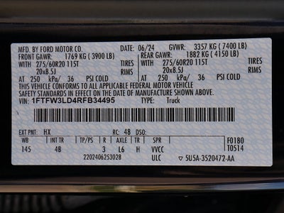 2024 Ford F-150 XLT CREW 3.5 PB 303A