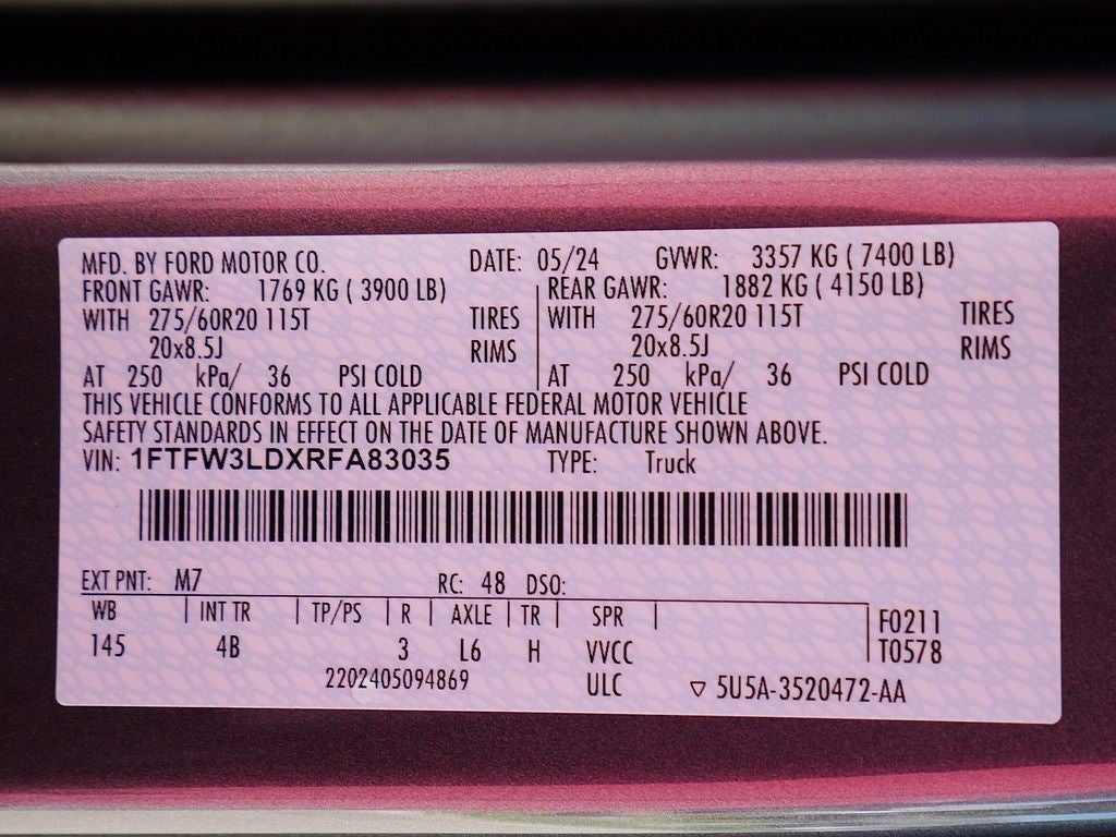 2024 Ford F-150 XLT CREW 3.5 PB 303A