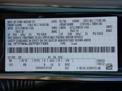 2026 Ford F-150 Tremor CREW 4WD