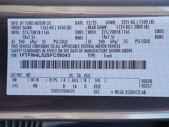 2025 Ford F-150 Tremor CREW 4WD