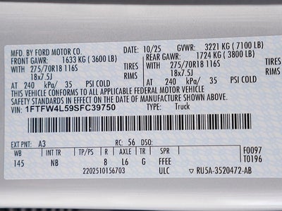 2025 Ford F-150 Tremor CREW 4WD