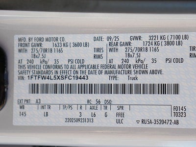 2025 Ford F-150 Tremor CREW 4WD