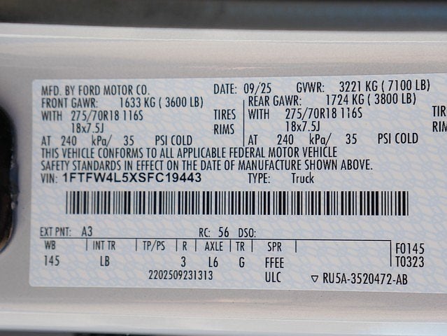 2025 Ford F-150 Tremor CREW 4WD