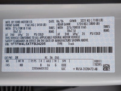 2026 Ford F-150 Tremor CREW 4WD