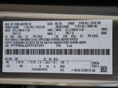 2026 Ford F-150 Tremor CREW 4WD