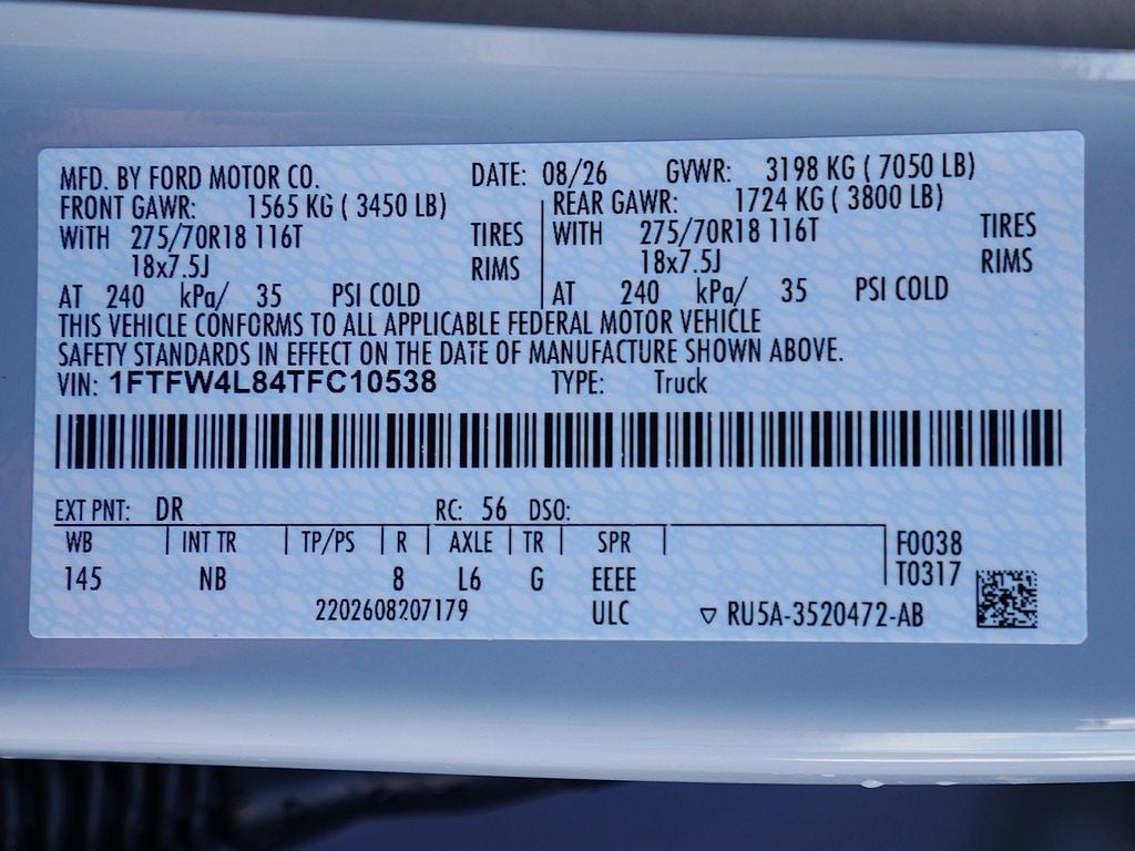 2026 Ford F-150 Tremor CREW 4WD