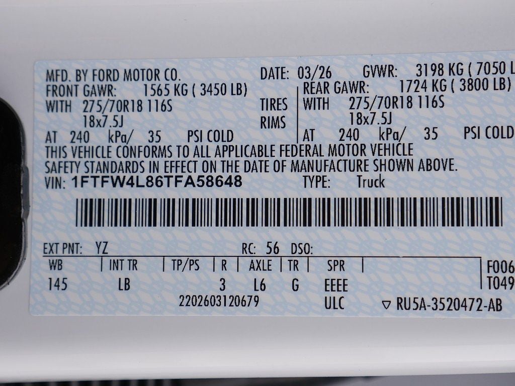 2026 Ford F-150 Tremor CREW 4WD