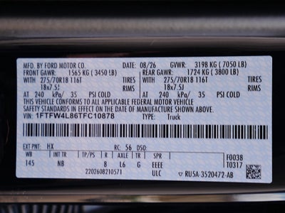 2026 Ford F-150 Tremor CREW 4WD