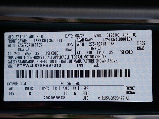 2025 Ford F-150 Tremor CREW 4WD