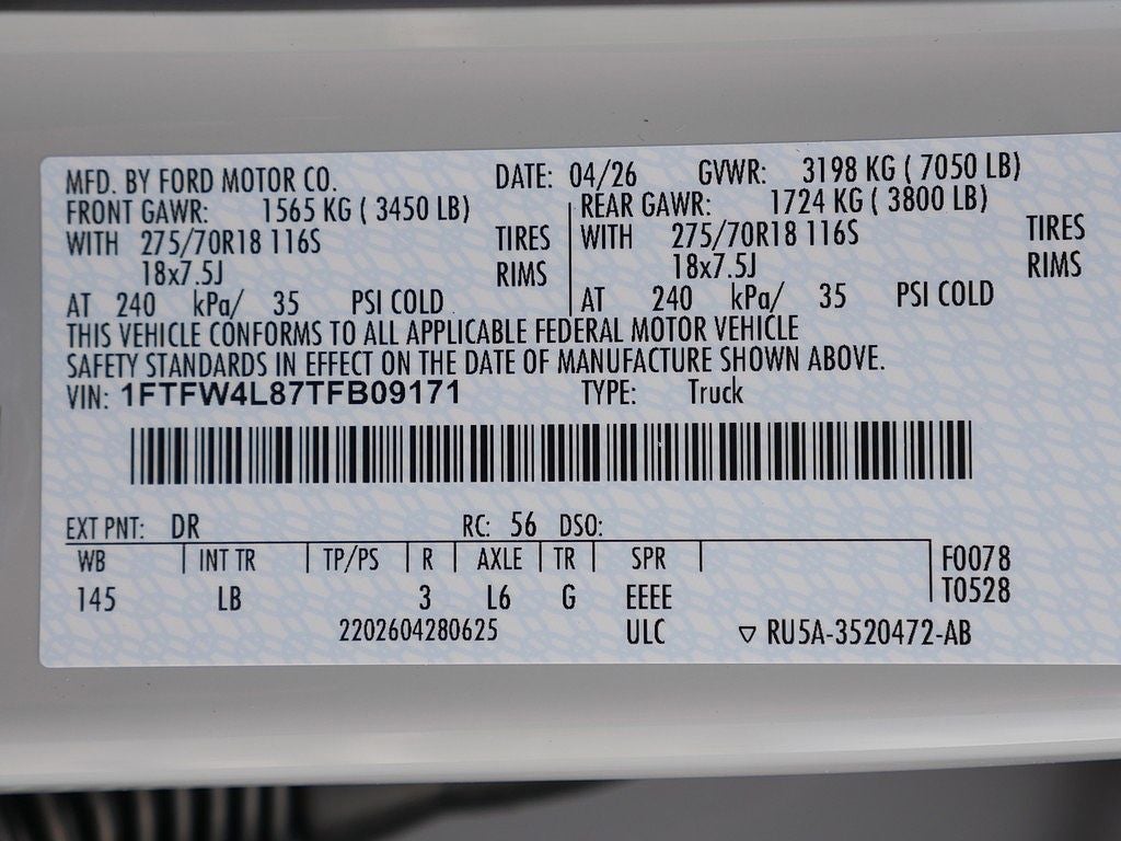 2026 Ford F-150 Tremor CREW 4WD