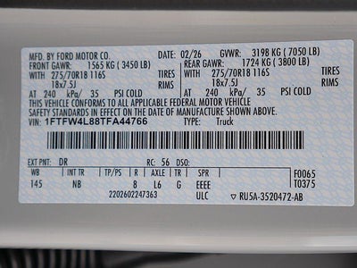 2026 Ford F-150 Tremor CREW 4WD