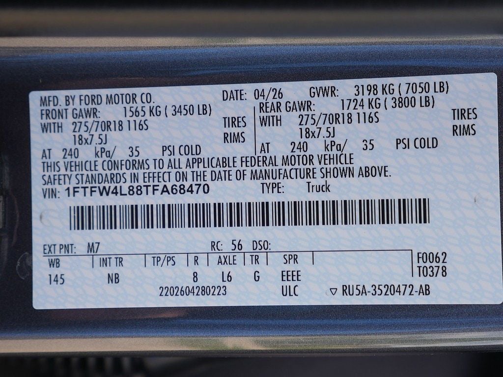 2026 Ford F-150 Tremor CREW 4WD