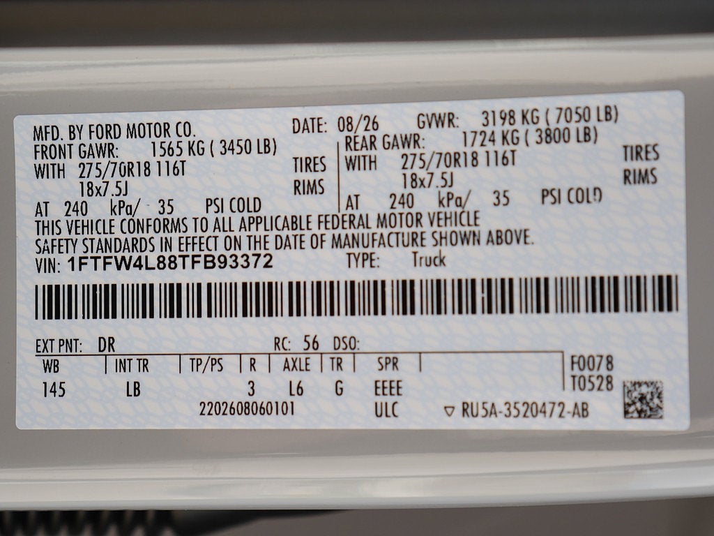2026 Ford F-150 Tremor CREW 4WD