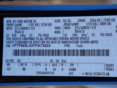 2026 Ford F-150 Lariat CREW 4WD