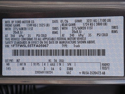 2026 Ford F-150 Lariat CREW 4WD