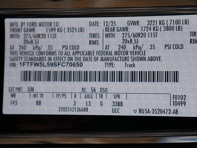 2025 Ford F-150 Lariat CREW 4WD