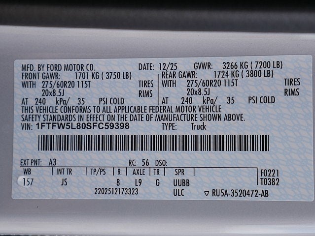 2025 Ford F-150 Lariat CREW 4WD