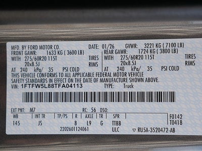 2026 Ford F-150 Lariat CREW 4WD