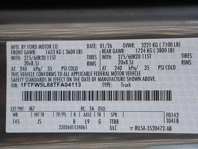 2026 Ford F-150 Lariat CREW 4WD