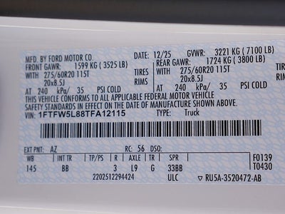 2026 Ford F-150 Lariat CREW 4WD