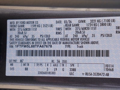 2026 Ford F-150 Lariat CREW 4WD