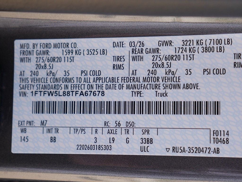 2026 Ford F-150 Lariat CREW 4WD