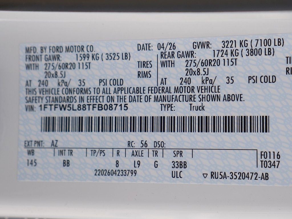 2026 Ford F-150 Lariat CREW 4WD