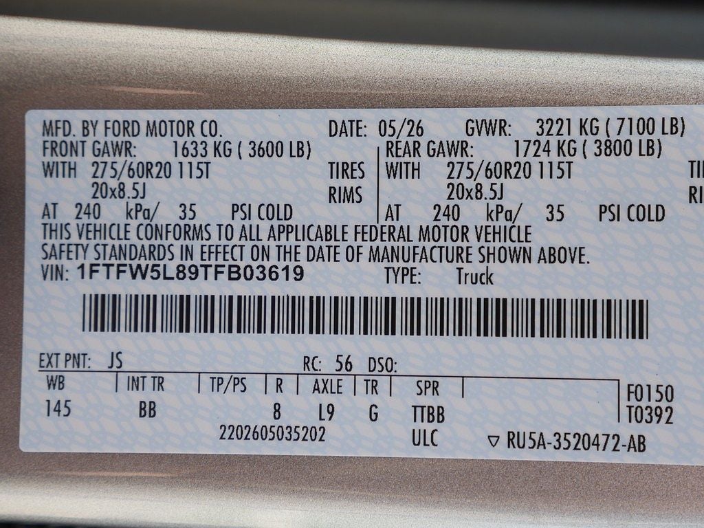 2026 Ford F-150 Lariat CREW 4WD