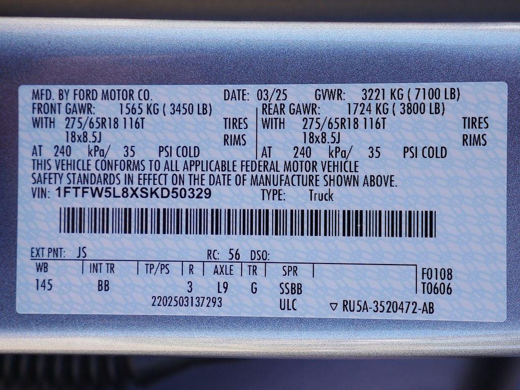 2025 Ford F-150 Lariat CREW 3.5