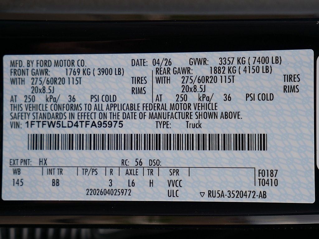 2026 Ford F-150 Lariat CREW 4WD