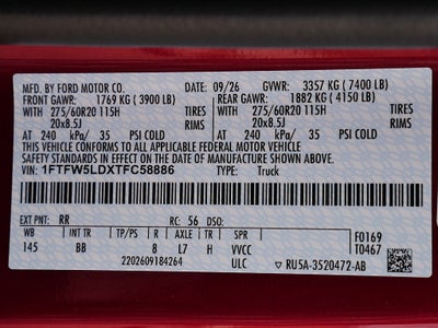 2026 Ford F-150 Lariat CREW 4WD