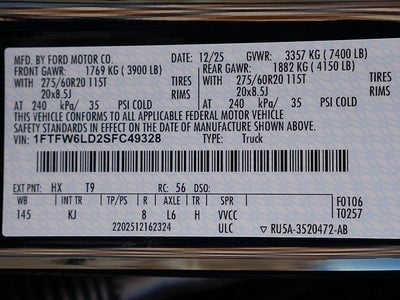 2025 Ford F-150 King Ranch CREW 4WD