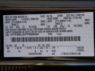 2026 Ford F-150 King Ranch CREW 4WD