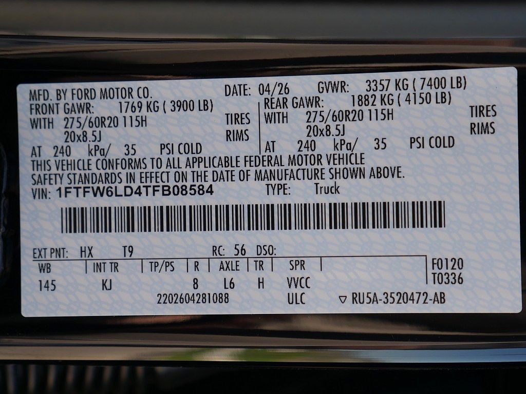 2026 Ford F-150 King Ranch CREW 4WD