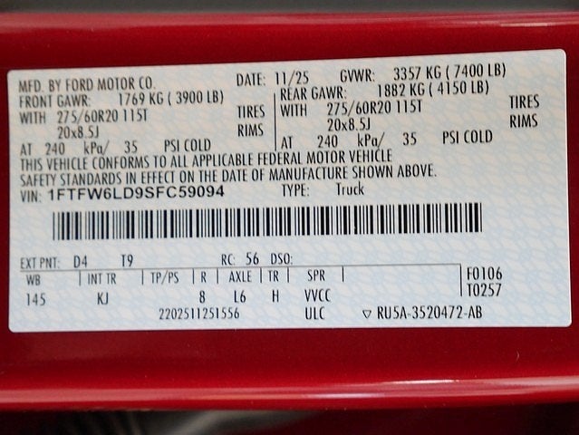 2025 Ford F-150 King Ranch CREW 4WD