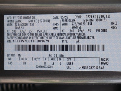2026 Ford F-150 Platinum CREW 4WD