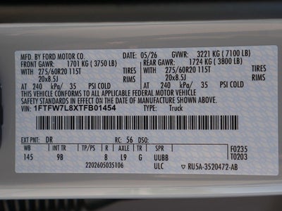 2026 Ford F-150 Platinum CREW 4WD