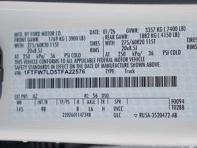 2026 Ford F-150 Platinum CREW 4WD