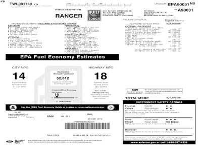 2011 Ford Ranger XLT EXT CAB 4.0