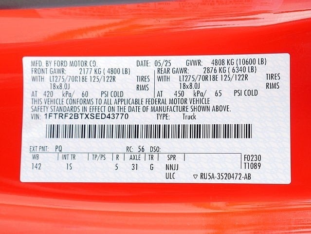 2025 Ford F-250SD XL CAB 4WD