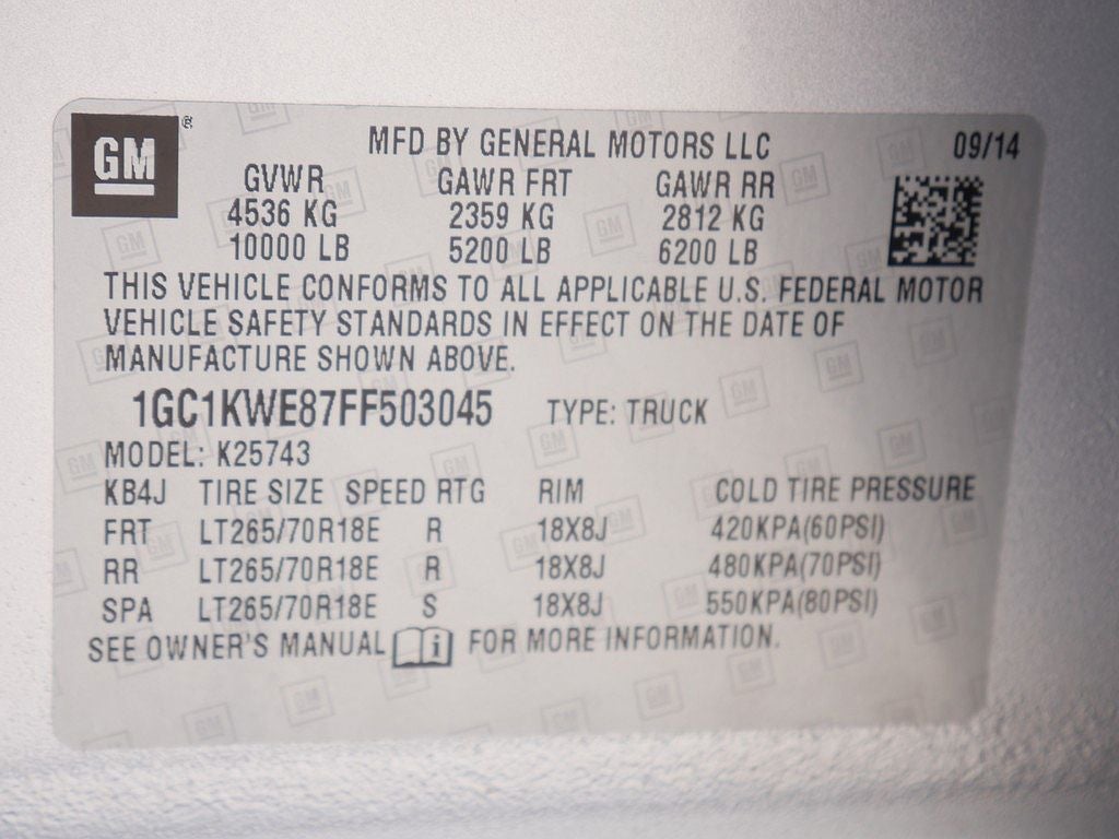 2015 Chevrolet Silverado 2500HD LTZ