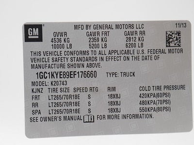 2014 Chevrolet Silverado 2500HD LTZ